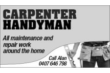 Logo for ALAN CARPENTER/HANDYMAN Logo for ALAN CARPENTER/HANDYMAN