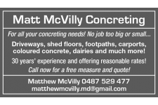 Logo for Matt McVilly Concreting Logo for Matt McVilly Concreting