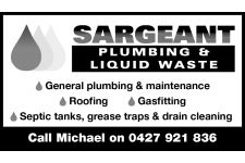 Logo for SARGEANT Plumbling and Liquid waste Logo for SARGEANT Plumbling and Liquid waste